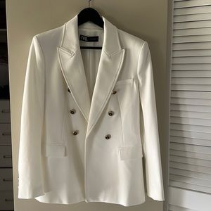 Tailored double breasted blazer